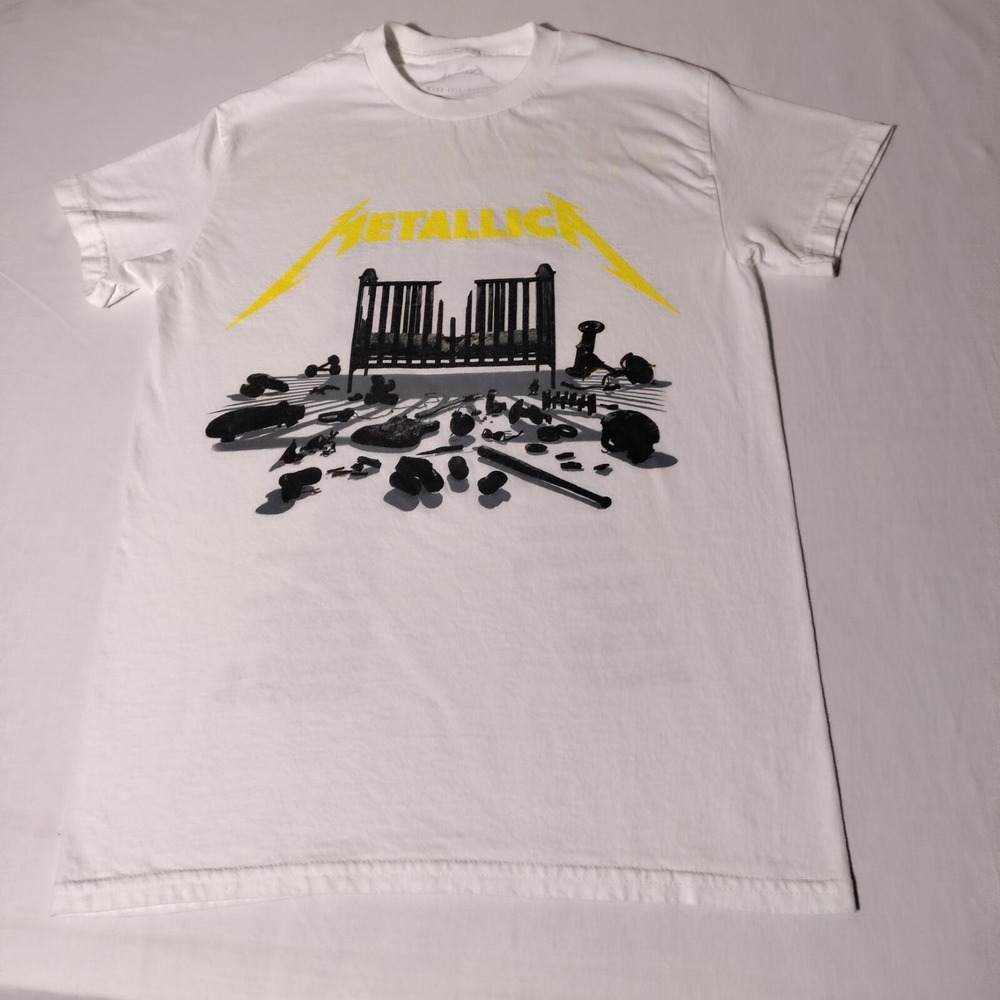 Metallica Band Shirt 2023 - Tour Double sided Tee - Size Small - Dingy